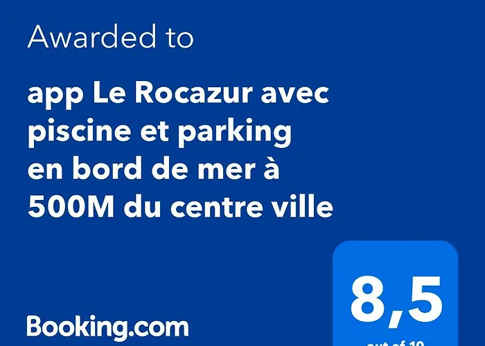 App Le Rocazur Avec Piscine Et Parking En Bord De A 500m Du Centre * Mentona